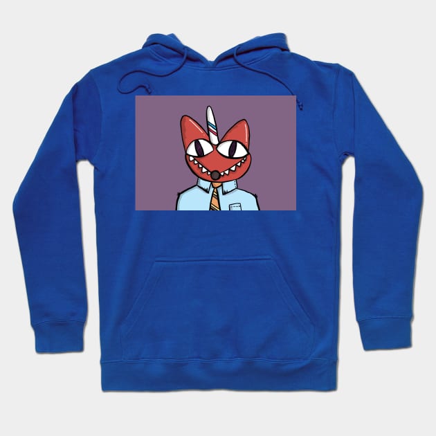 Business Lizard Hoodie by chawlie